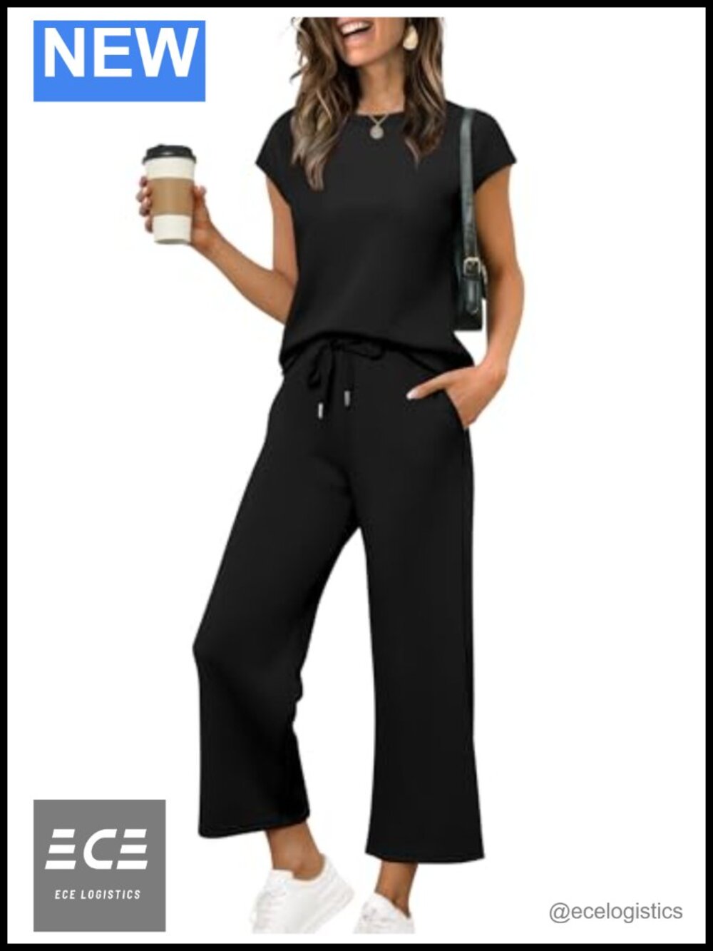 Two Piece Set Cap Sleeve Tops Lounge Matching Vacation Outfits
